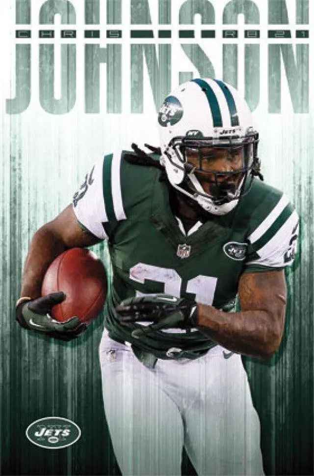 Main image of New York Jets - C Johnson 14 Poster Print (24 x 36)