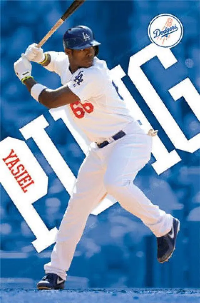 Main image of Los Angeles Dodgers® - Y Puig 13 Poster Print (22 x 34)