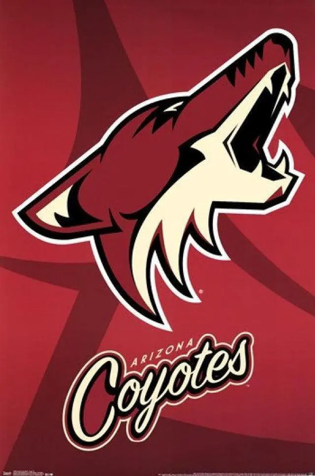 Main image of Arizona Coyotes - Logo 14 Poster Print (22 x 34)