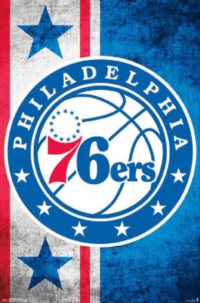 Main image of Philadelphia 76Ers - Logo Poster Print (22 x 34)