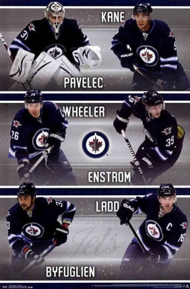 Main image of Winnipeg Jets - Collage 13 Poster Print (22 x 34)