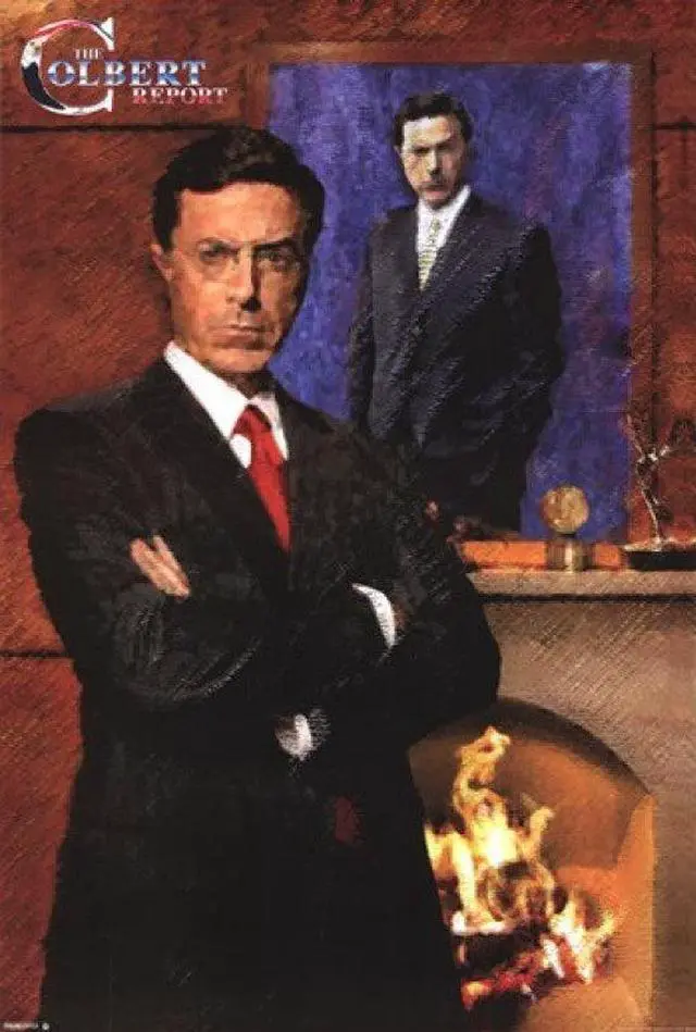 Main image of Colbert Report - Painting Poster Print (22 x 34)
