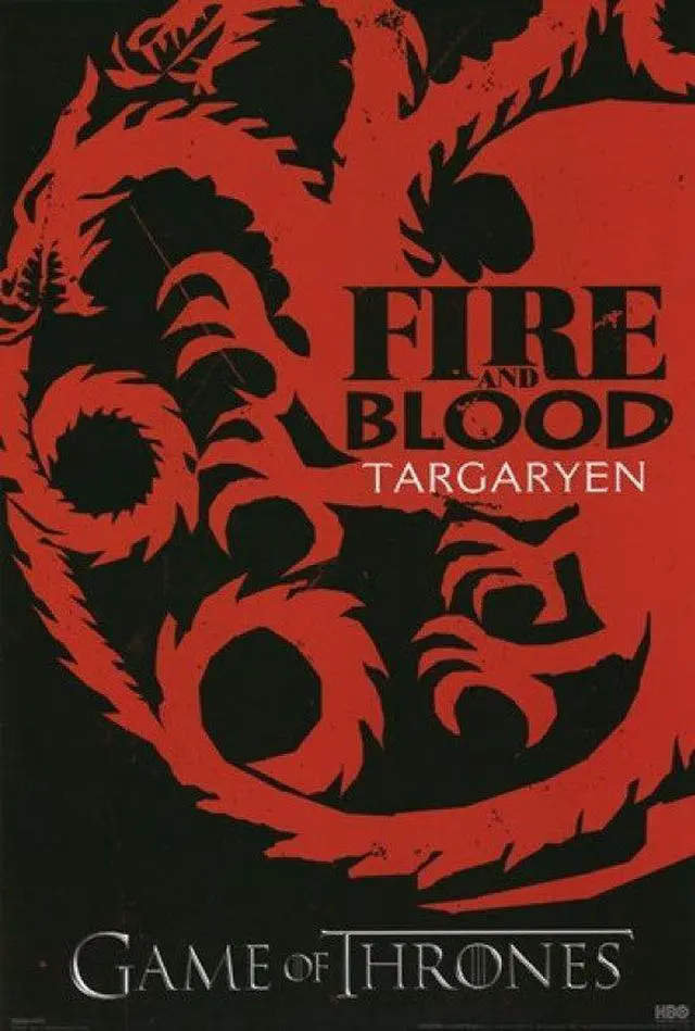Main image of Game of Thrones - Targaryen Sigil Poster Print (22 x 34)