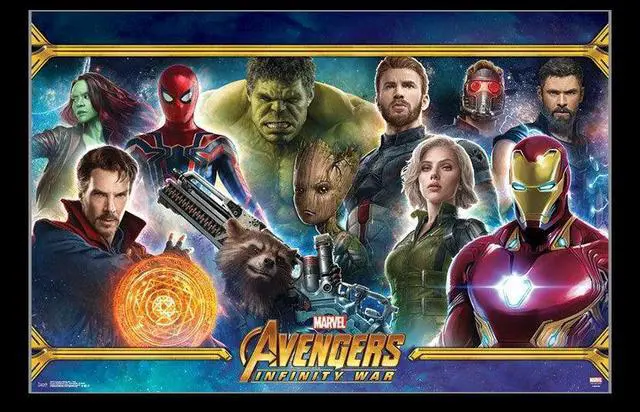 Main image of Avengers Infinity War - Team Poster Print (34 x 22)