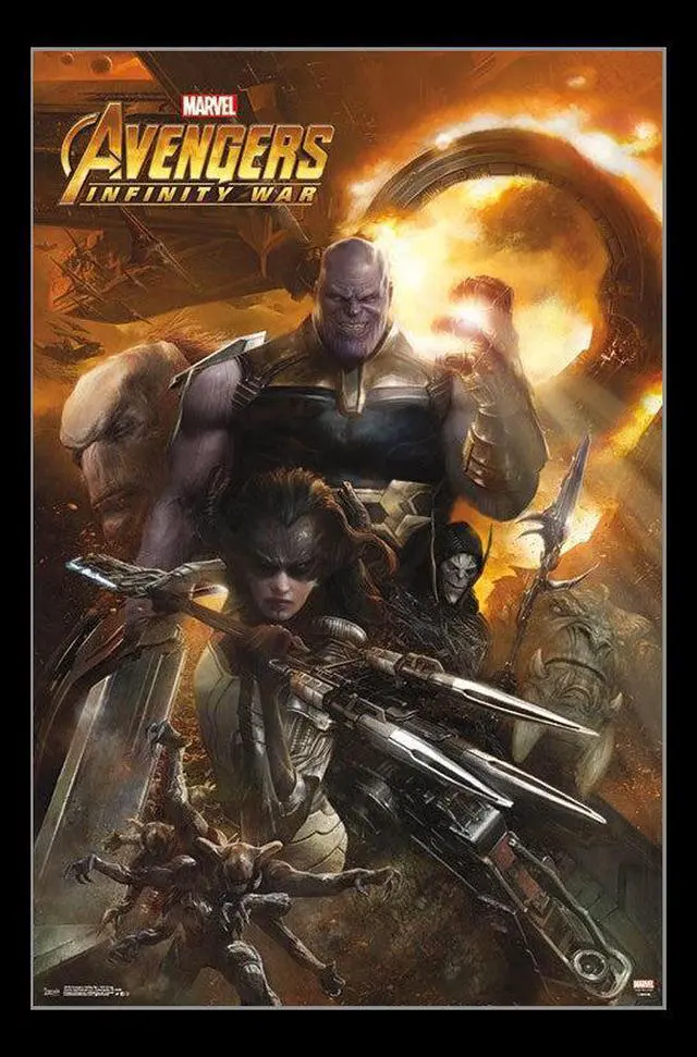 Main image of Avengers Infinity War - Evil Group Poster Print (22 x 34)