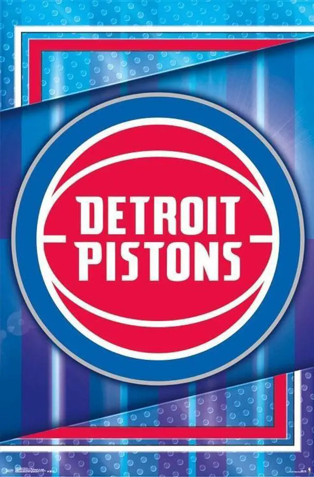 Main image of Detroit Pistons - Logo Poster Print (22 x 34)