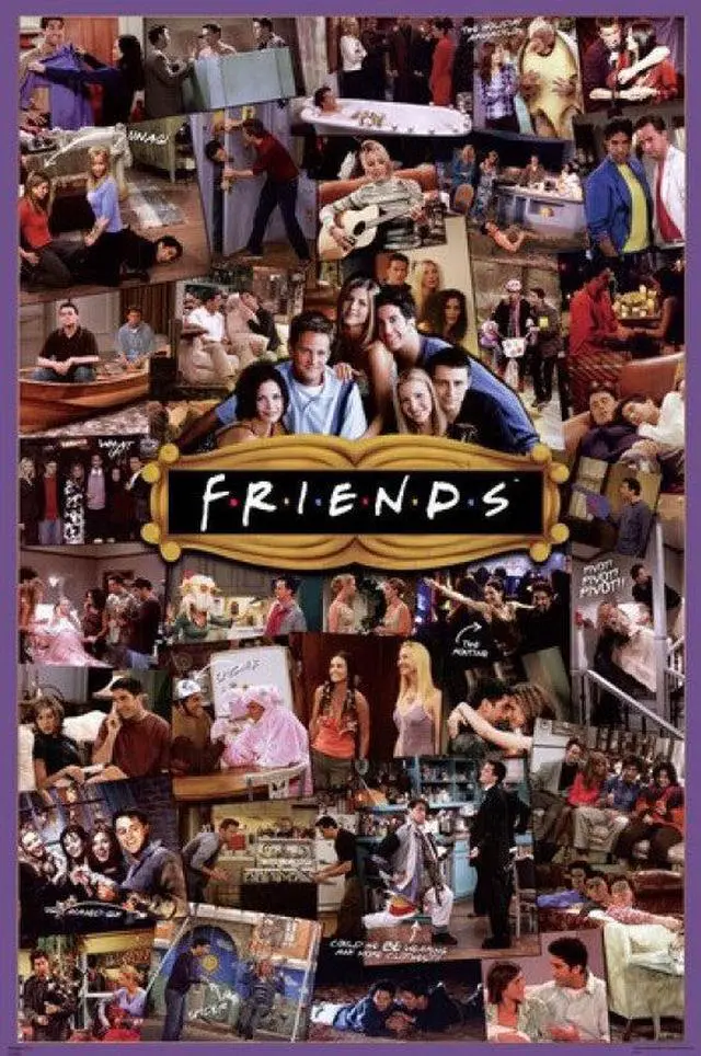 Main image of Friends - Collage Poster Print (24 x 36)