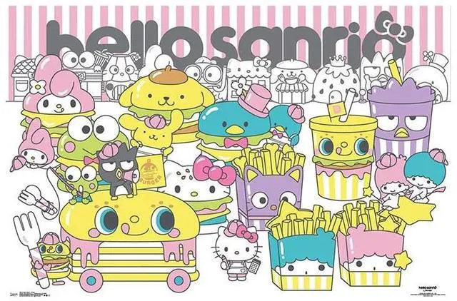 Main image of Hello Sanrio - Group Poster Print (34 x 24)
