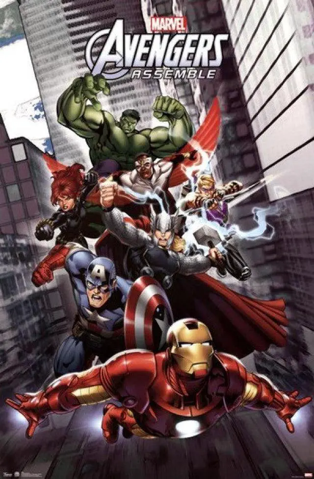 Main image of Marvel Avengers Assemble Poster Print (24 x 36)