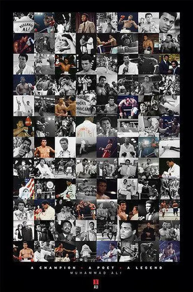 Main image of Muhammad Ali - Montage Poster Print (22 x 34)