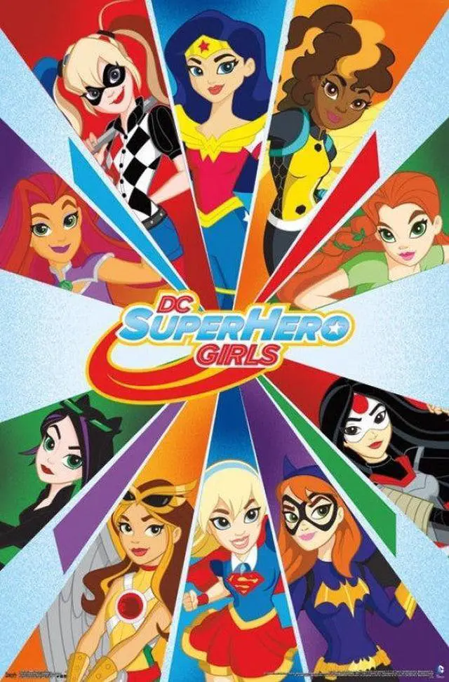 Main image of DC Super Hero Girls - Collage Poster Print (22 x 34)