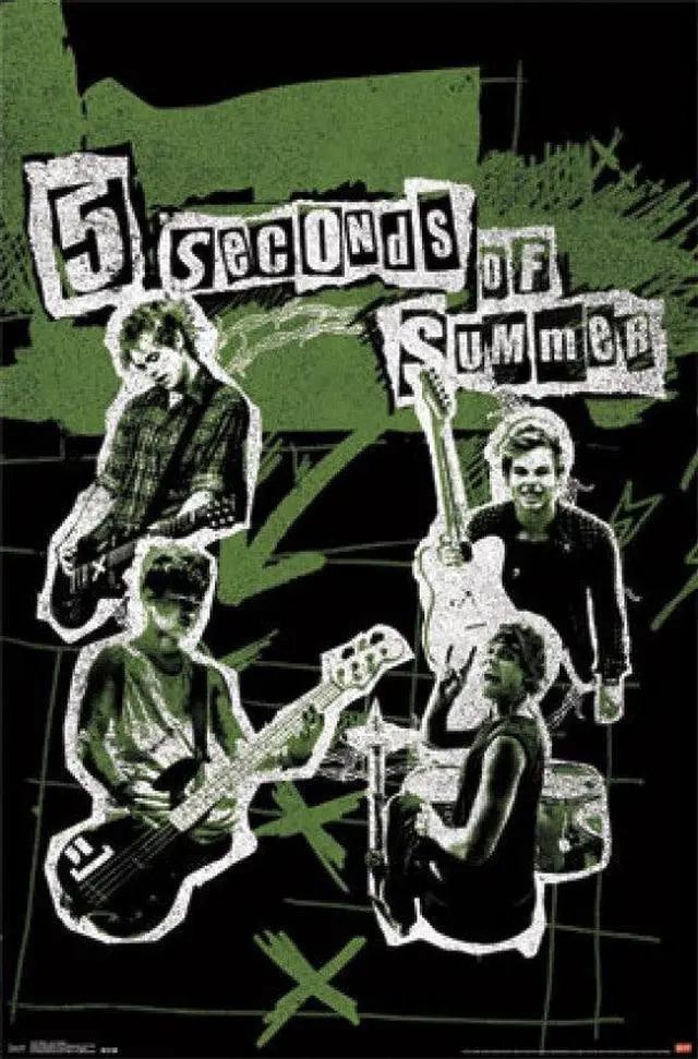 Main image of 5 Seconds of Summer 5SOS - Live Collage Poster Print (24 x 36)