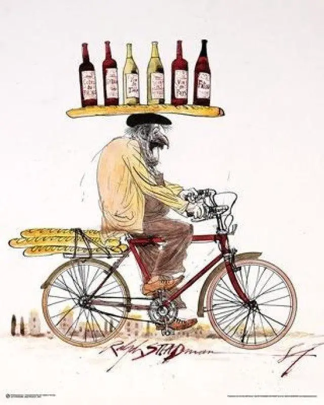 Main image of Ralph Steadman - Wine Poster Print (22 x 28)