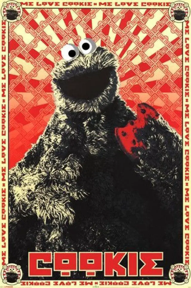 Main image of Sesame Street - Cookie Monster Poster Print (24 x 36)