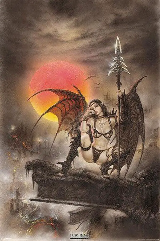 Main image of Black Tinkerbell - Luis Royo Poster Print (22 x 34)