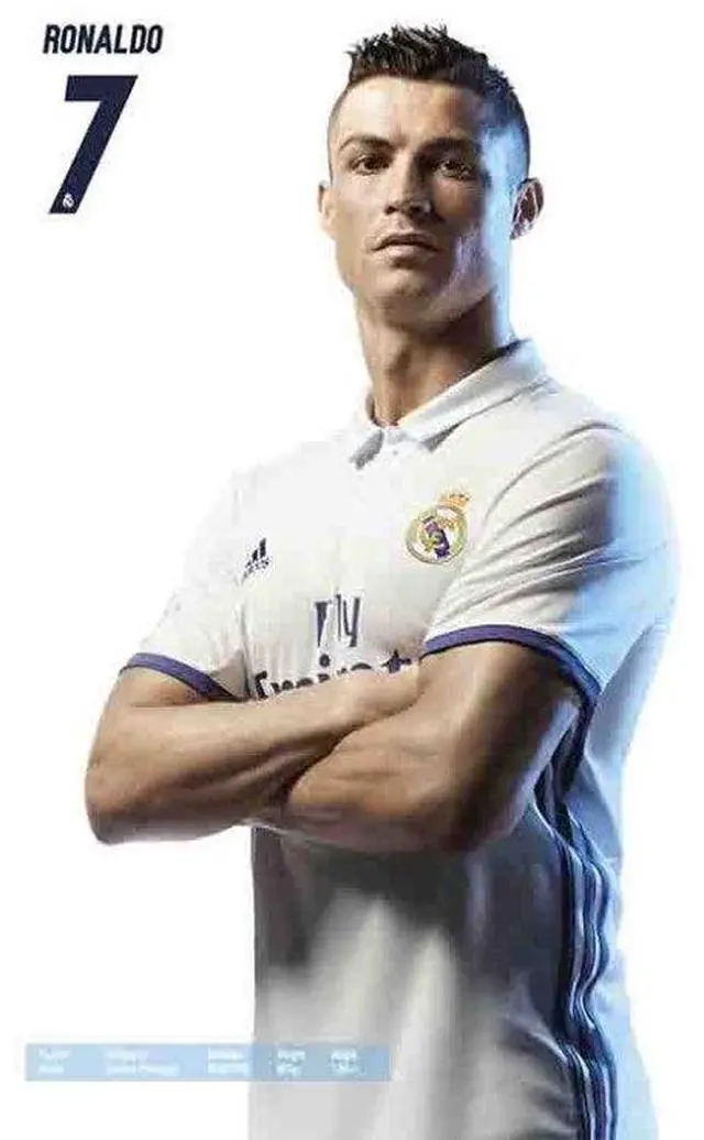 Main image of Real Madrid 2016/2017 Ronaldo Pose Poster (24 x 36)