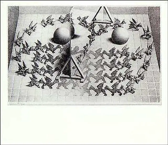Main image of Magic Mirror Poster Print by M.C. Escher (26 x 22)
