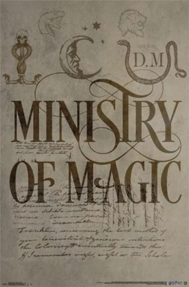 Main image of Harry Potter - Ministry Of Magic Poster Print (24 x 36)