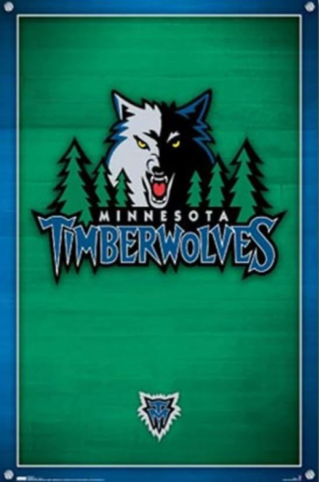 Main image of Minnesota Timberwolves - Logo Poster Print (24 x 36)