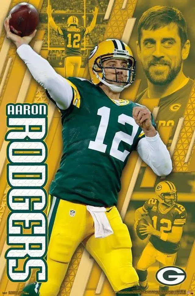 Main image of Green Bay Packers - Aaron Rodgers Poster Print (22 x 34)