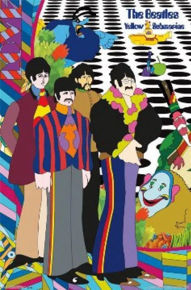 Main image of The Beatles Yellow Submarine Poster Print (24 X 36)