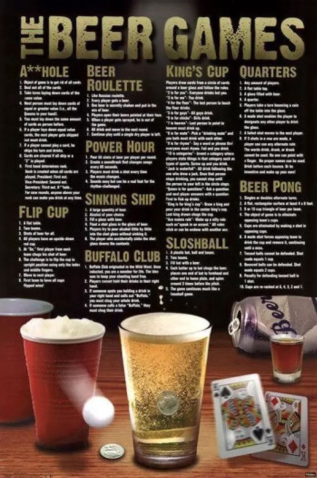 Main image of The Beer Games Poster Print (22 x 34)