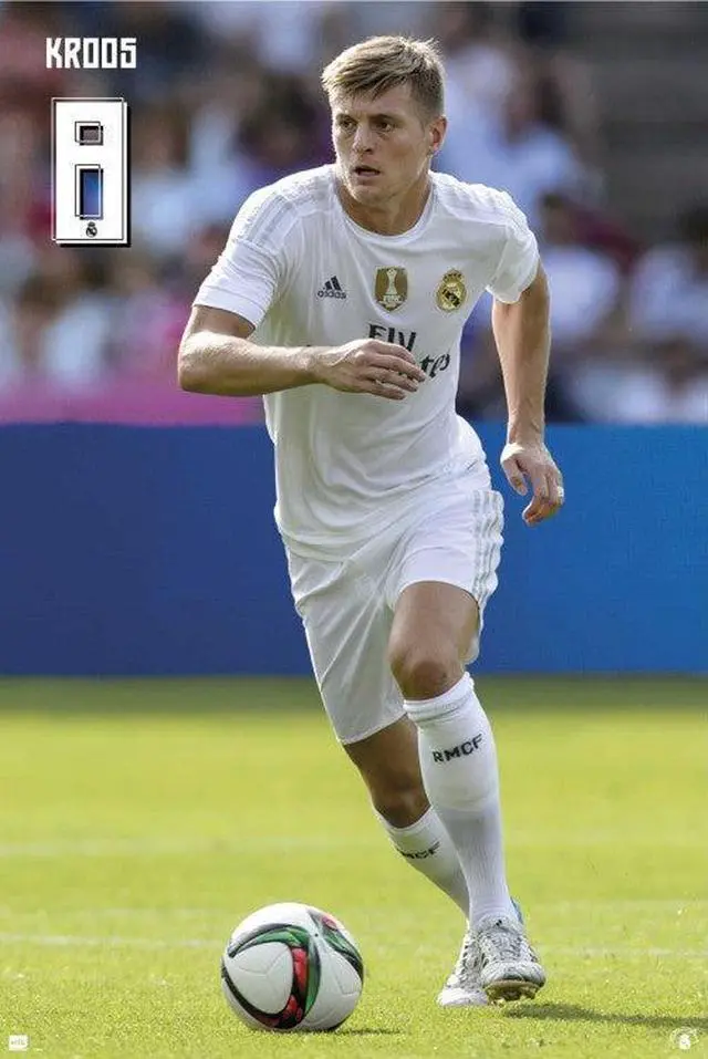 Main image of Real Madrid 2015-2016 Kroos Action Poster (24 x 36)
