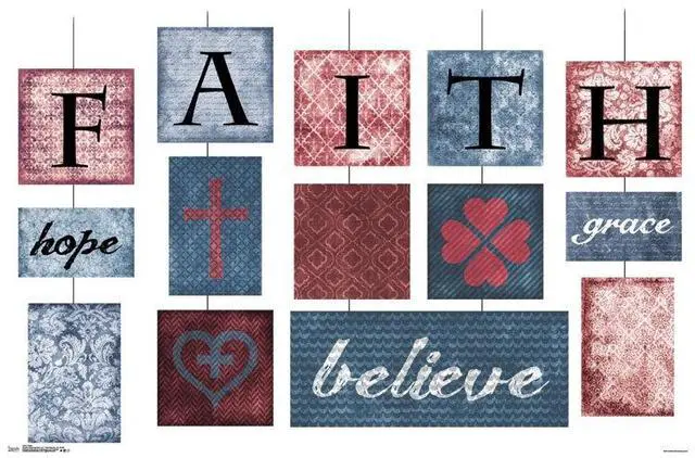 Main image of Faith Poster Print (34 x 22)