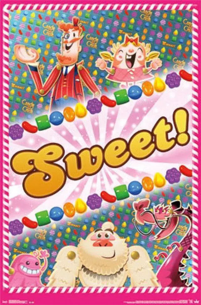 Main image of Candy Crush - Sweet Poster Print (24 x 36)