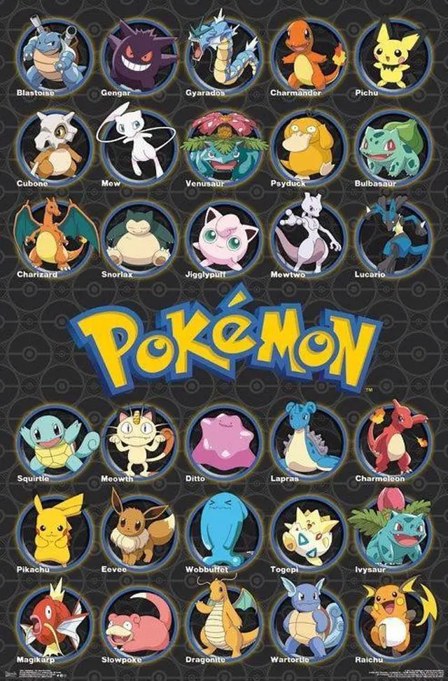 Main image of Pokmon - All Time Favorites Poster Print (22 x 34)