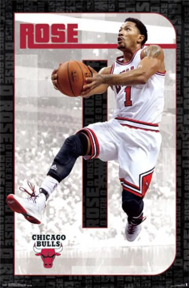 Main image of Chicago Bulls - Derrick Rose 2014 Poster Print (24 x 36)