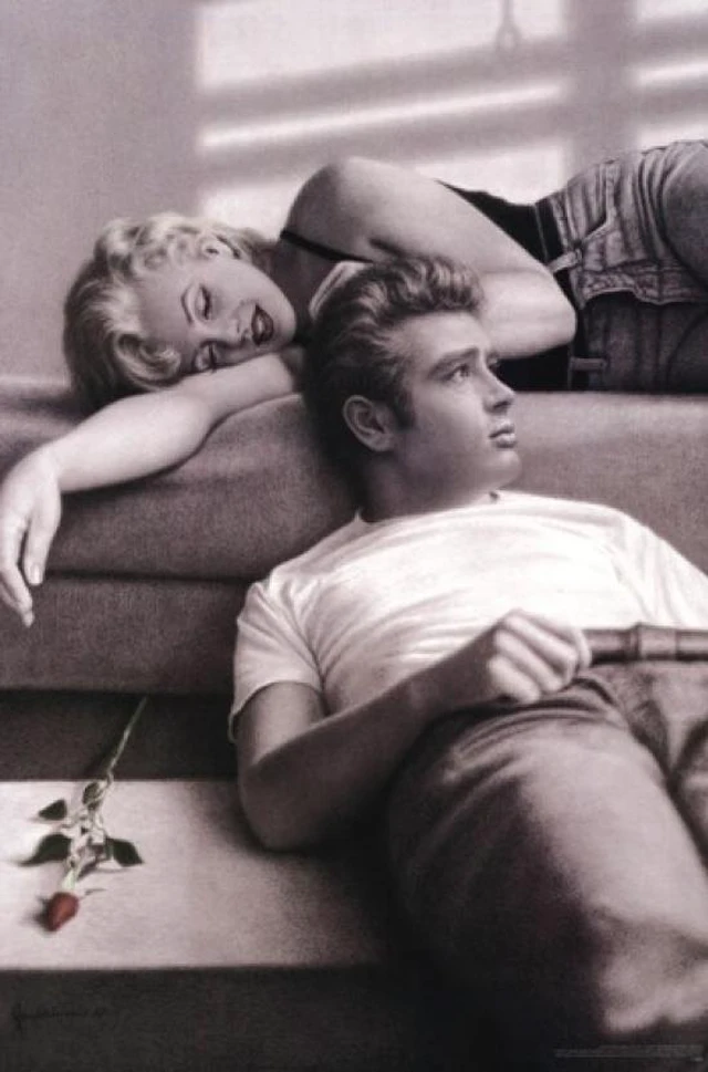 Main image of Marilyn and James Poster (24 x 36)