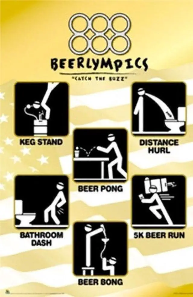 Main image of BeerLympics - Catch the Buzz Poster Print (22 x 34)