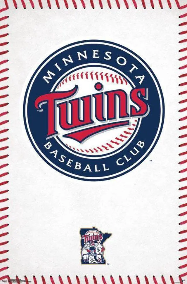 Main image of Minnesota Twins__ - Logo Poster Print (22 x 34)