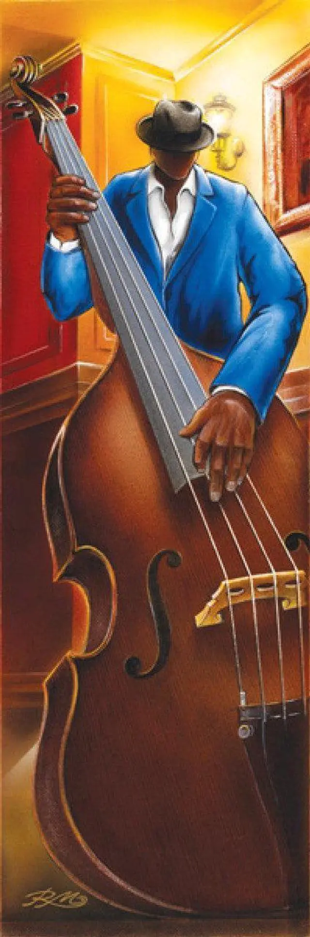 Main image of Jazz - Bass Poster Print (12 x 36)
