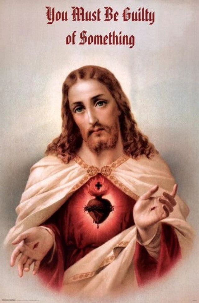 Main image of Jesus - Guilty Heart Poster Print (24 x 36)
