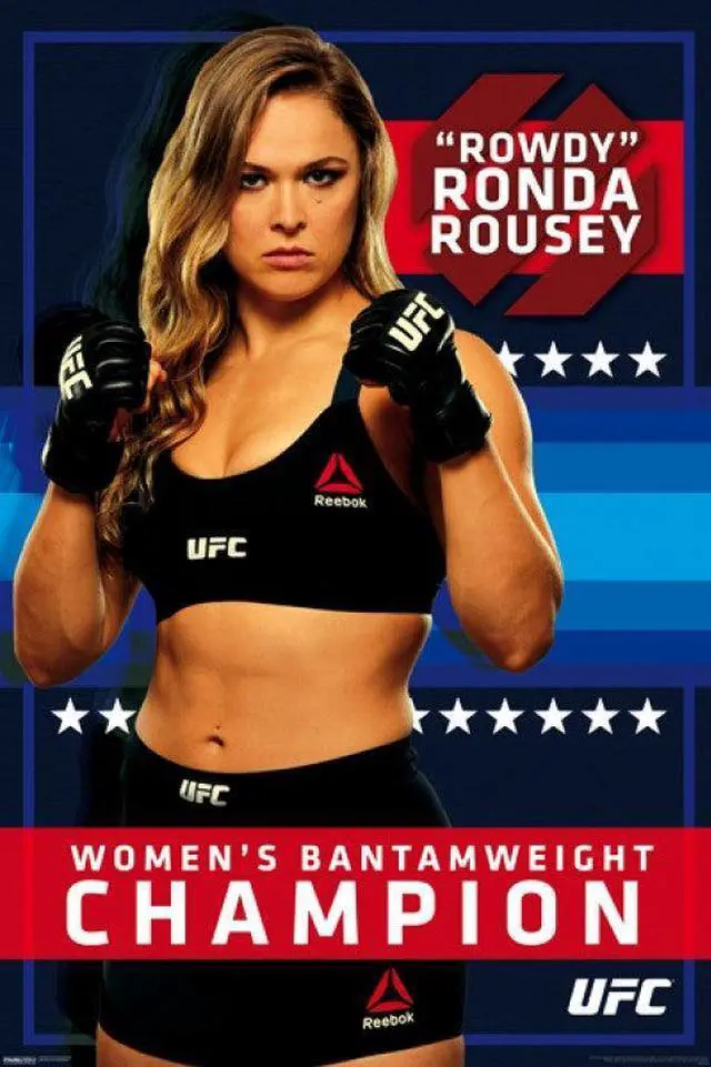 Main image of UFC - Ronda Rousey - Reebok Poster Print (24 X 36)