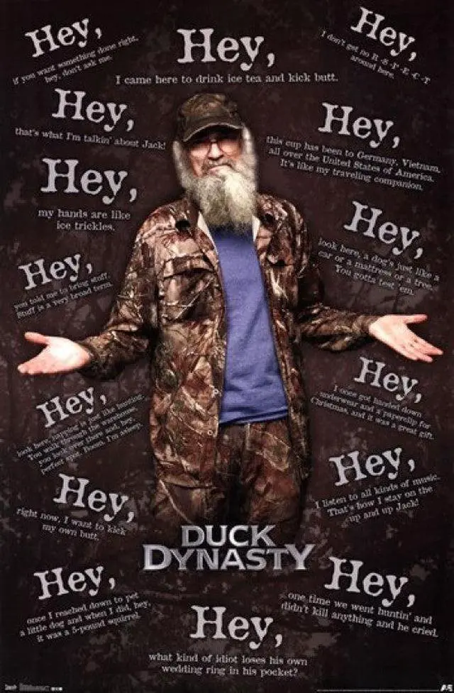 Main image of Duck Dynasty - Si Robertson Hey Poster Print (24 x 36)