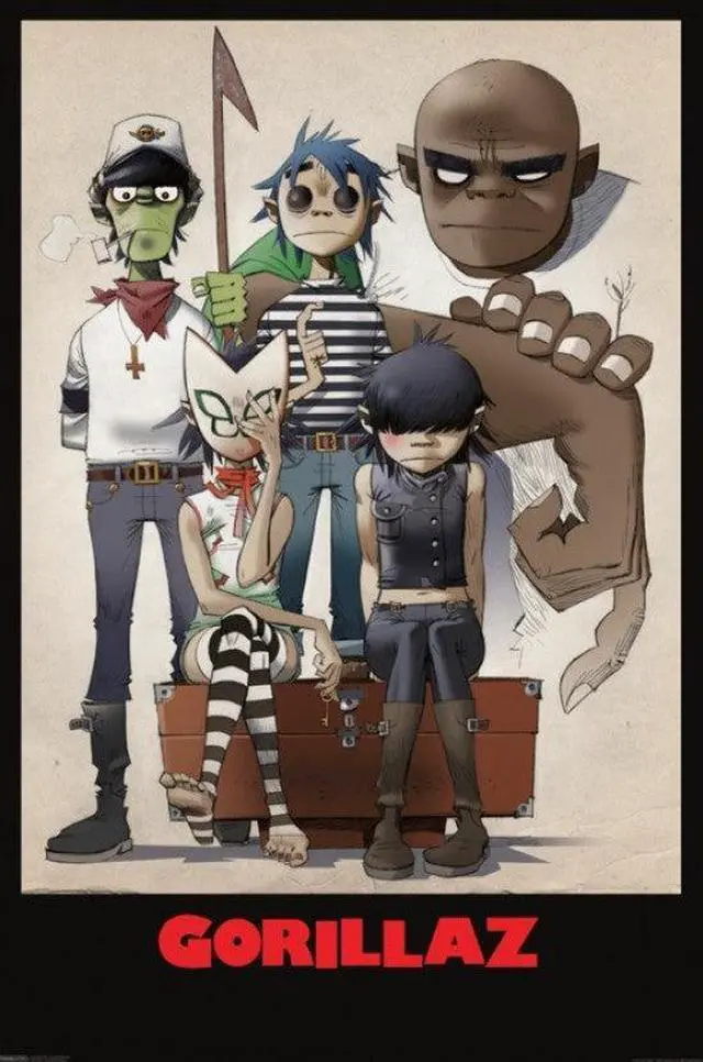 Main image of Gorillaz - Family Portrait Poster Print (22 x 34) - Item # PYRPAS0616