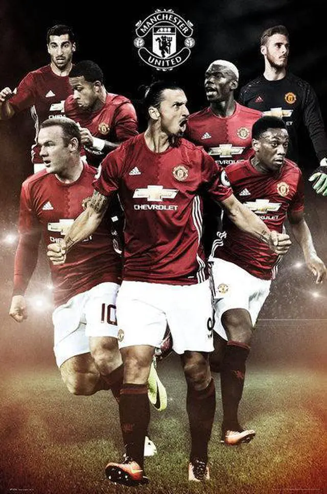 Main image of Manchester United Players Poster Print (22 x 34)