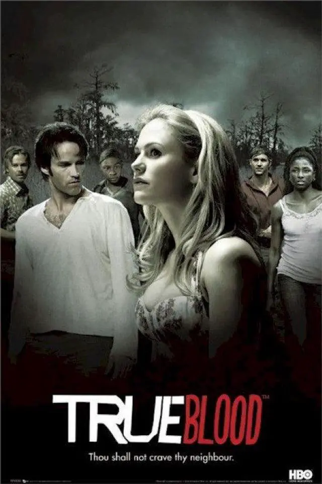 Main image of True Blood - Cast Trees Poster Print by (22 x 34)