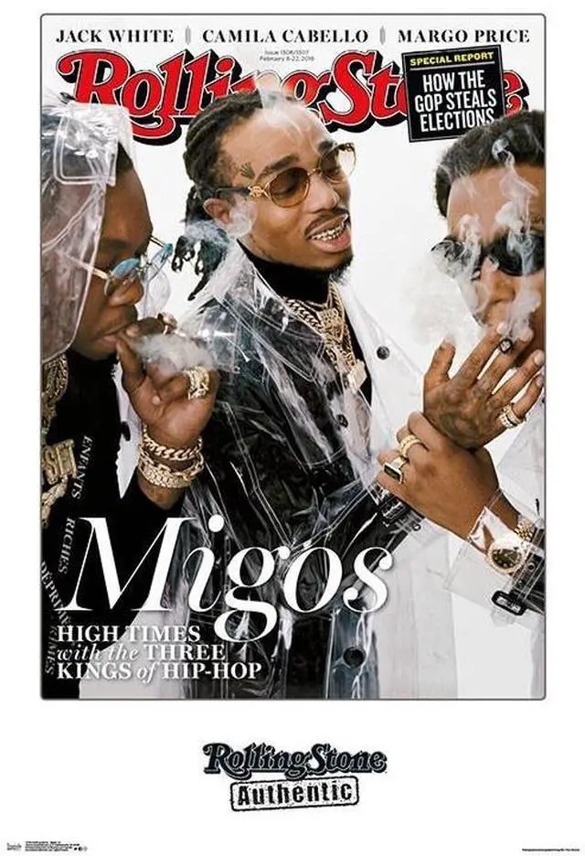Main image of Rolling Stone - Migos 18 Poster Print (22 x 34)