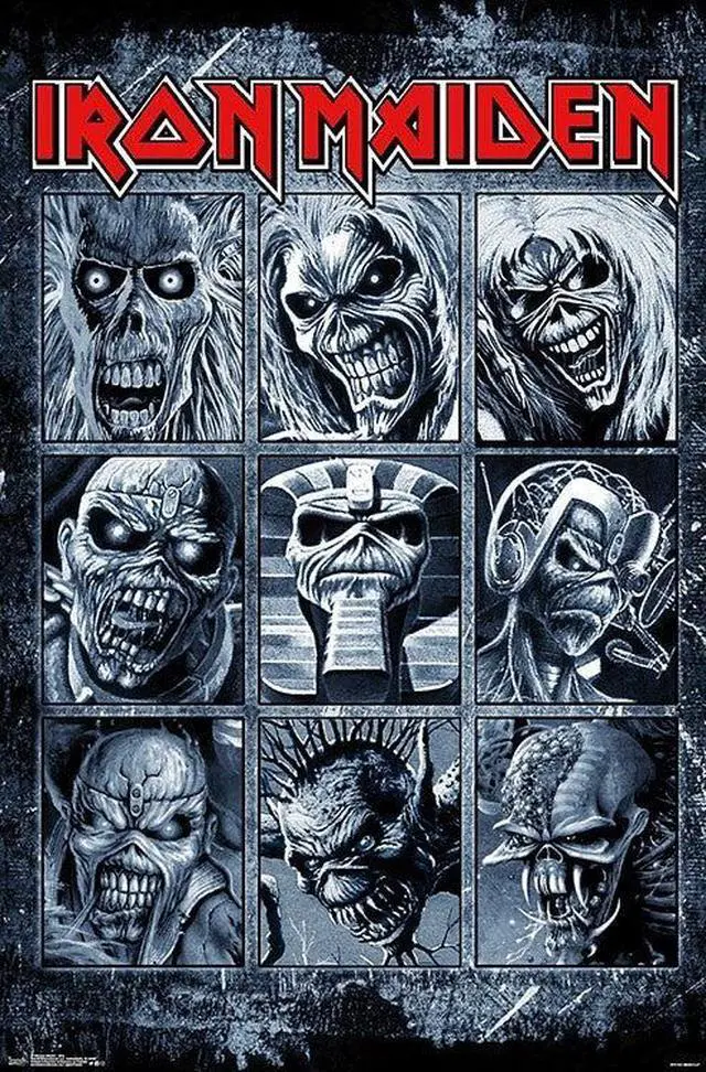 Main image of Iron Maiden - Grid Poster Print (22 x 34)