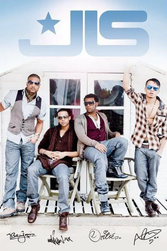 Main image of JLS - Beach Hut Poster Print (22 x 34)