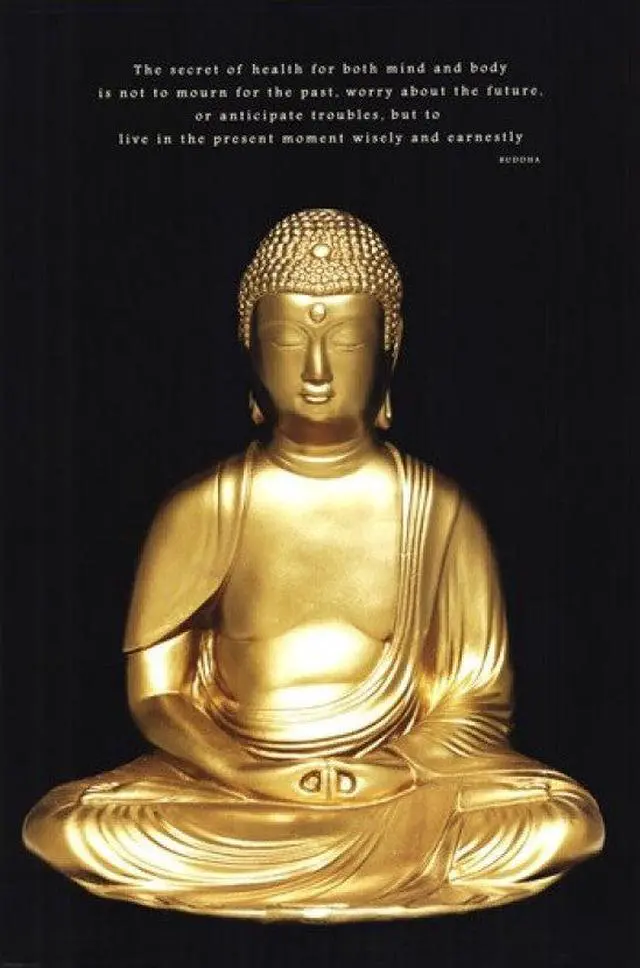 Main image of Buddha - The Secret of Health Poster Print (22 x 34)