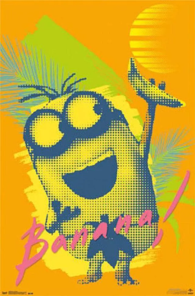 Main image of Minions - Banana Poster Print (22 x 34)