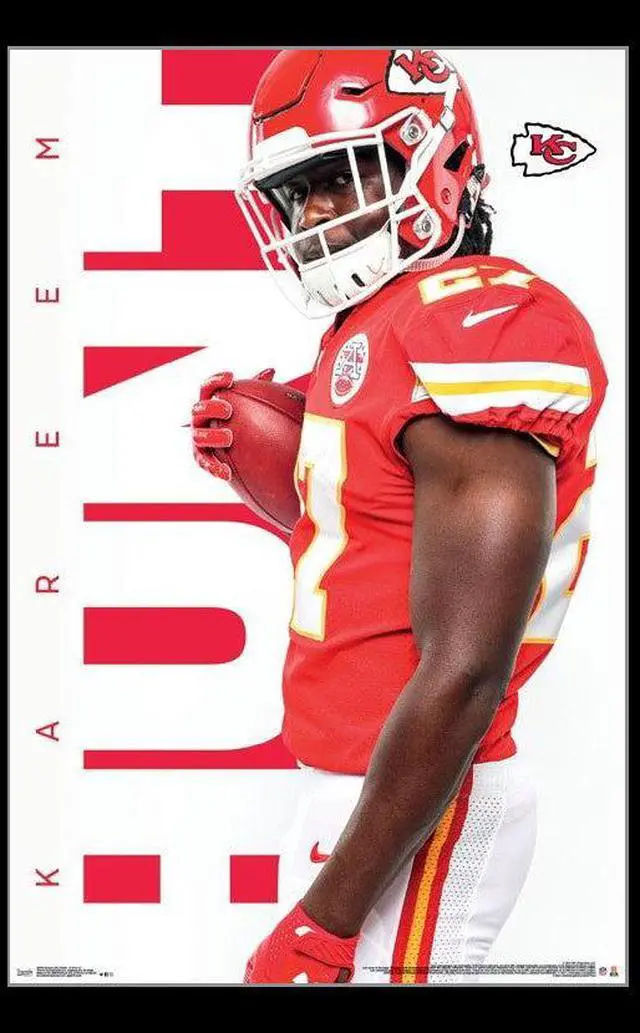 Main image of Kansas City Chiefs - Kareem Hunt Poster Print (22 x 34)
