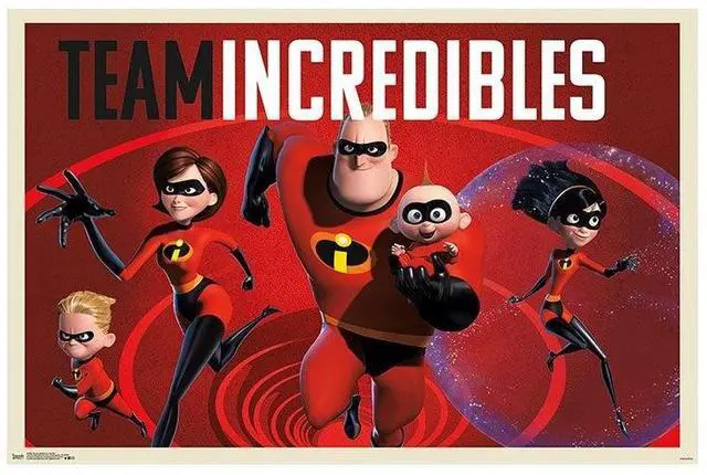 Main image of The Incredibles 2 - Family Poster Print (34 x 24)