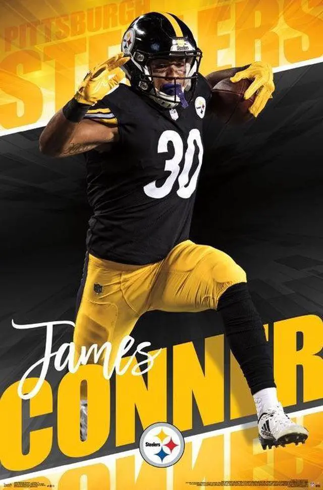 Main image of Pittsburgh Steelers - James Conner Poster Print (22 x 34)