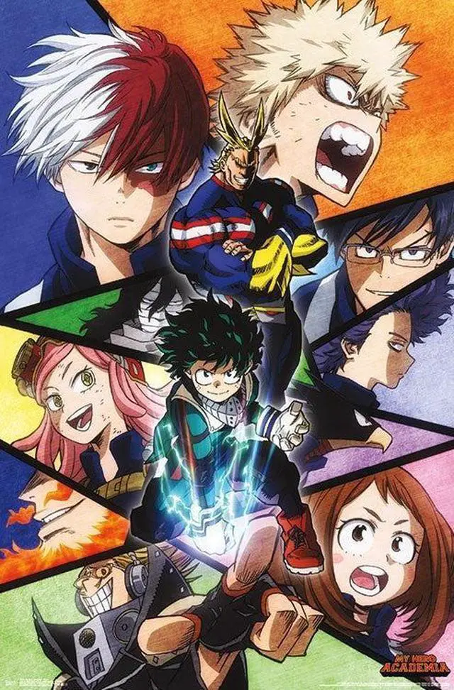 Main image of My Hero Academia - Faces Poster Print (22 x 34)